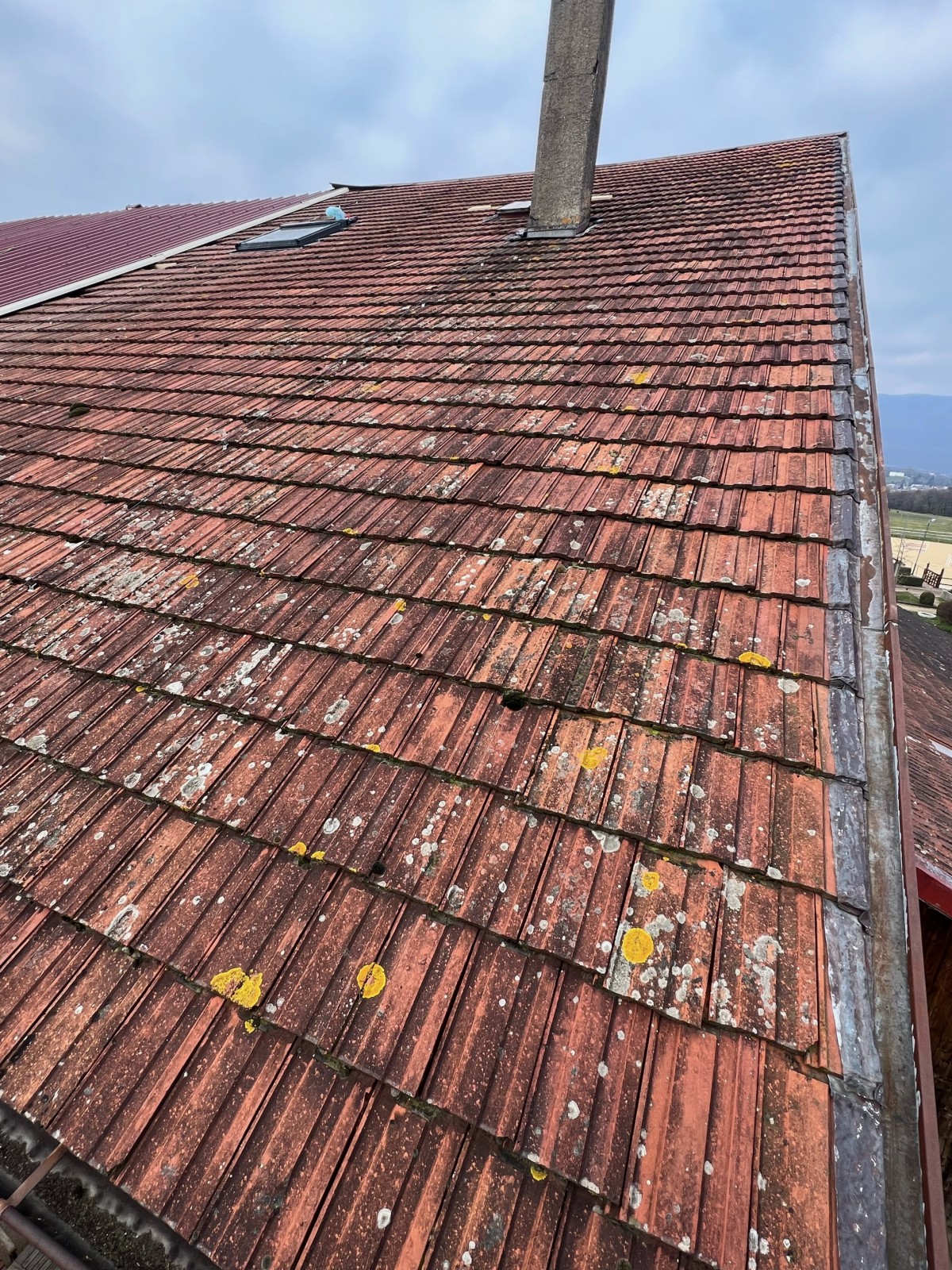 Rénovation de la toiture du manège de la salivaz à Chavannes-de-Bogis en panneau sandwich.